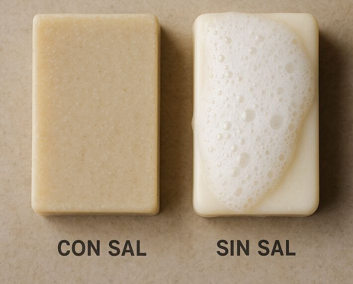 Impacto de la sal en el jabon